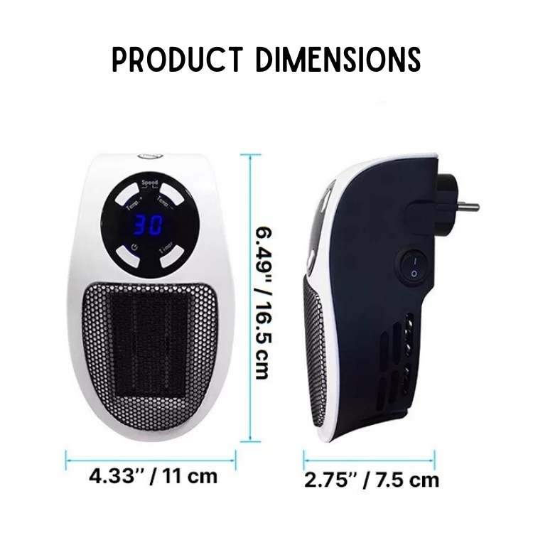 Ceramic Tower Heater White 345 sq ft Adjustable Temp Remote Timer Portable Indoor Warming Fan for Bedroom Bathroom Office Living Room