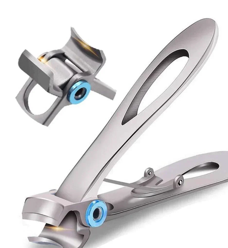Professional Toenail Clipper for Challenging Nails – Stainless Steel Trimmer with Wide Jaw Opening & Non-Slip Grip for Seniors & Adults