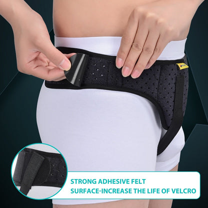 Adjustable Inguinal Hernia Support Truss with Removable Compression Pad for Men & Women Post-Surgery Recovery & Daily Comfort