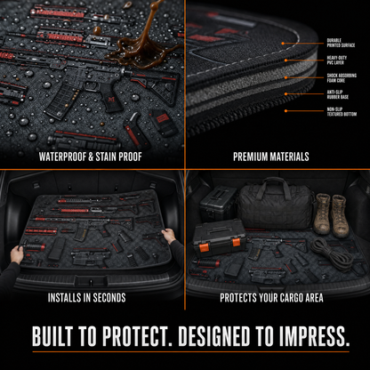 ArsenalPro™ – Tactical Universal Trunk Mat
