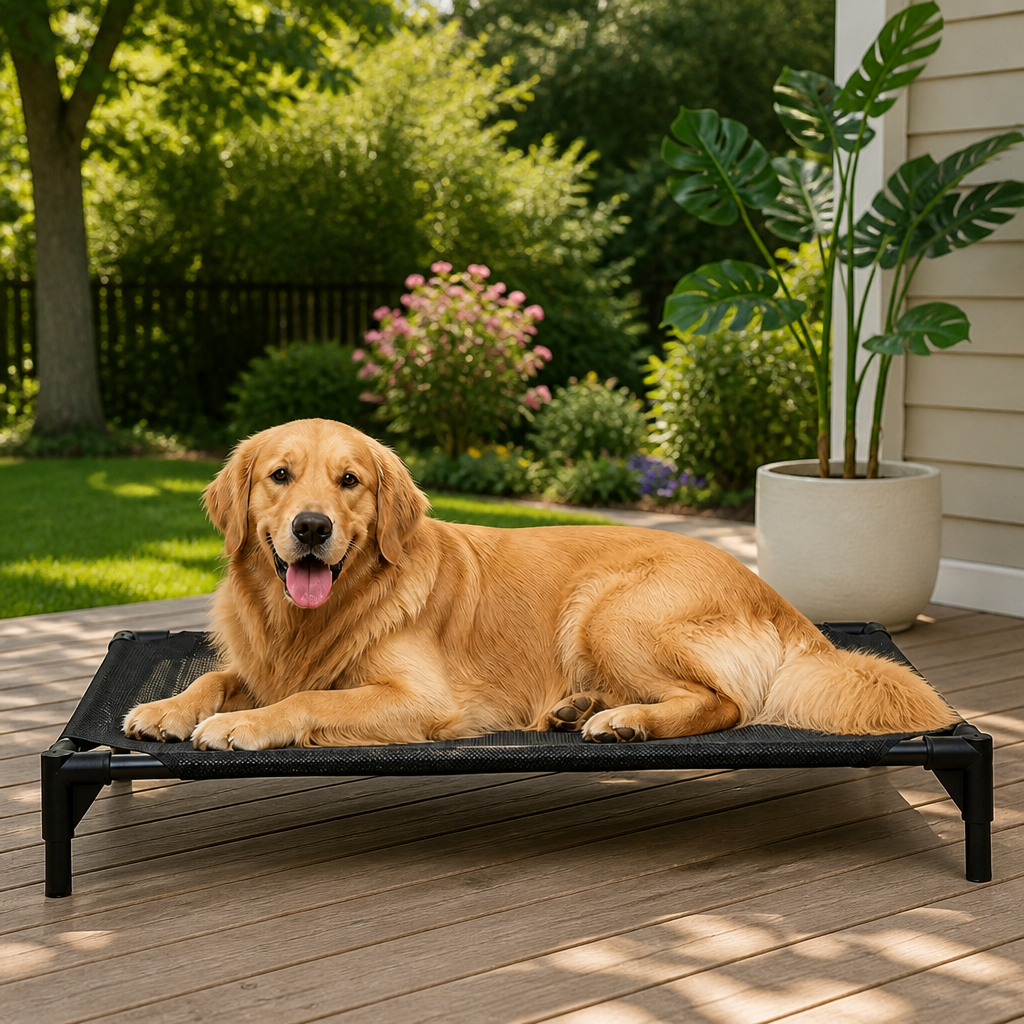 Ortekor Elevated Cooling Mesh Dog Bed