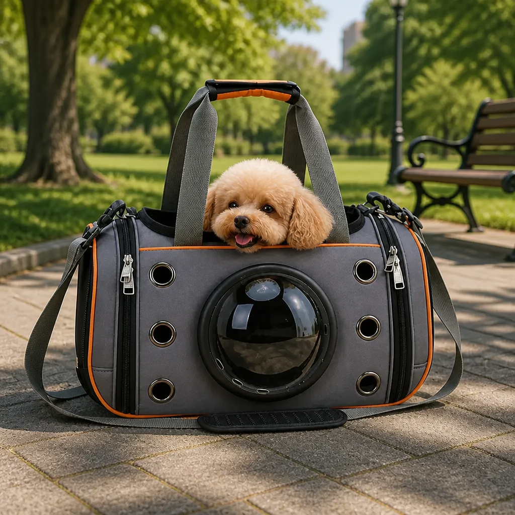 Ortekor Breathable Mesh & Hands-Free Dog Carrier