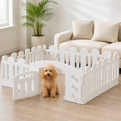 Ortekor Non-Toxic Recycled HDPE & Lockable Dog Playpen