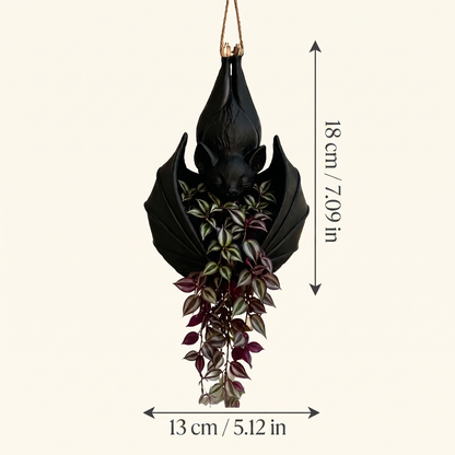 Noctiflora™ – Gothic Bat Hanging Planter