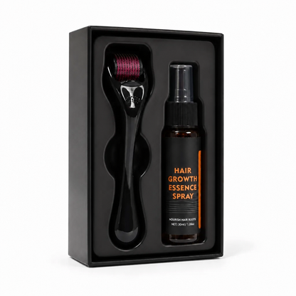 Hair Growth Set Derma Microneedle Roller & 30ml Essence