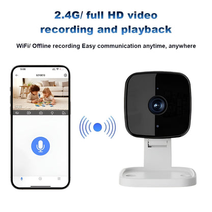 HomeGuard | Cámara de seguridad WiFi para interiores con video HD 1080P | Detección por IA para un monitoreo seguro