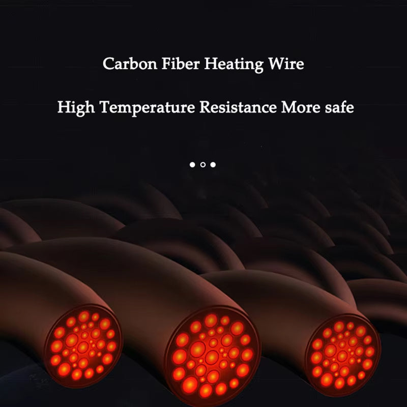 Electric Heated Hoodie with 17 Heating Zones & Dual Temperature Controls for Winter Warmth