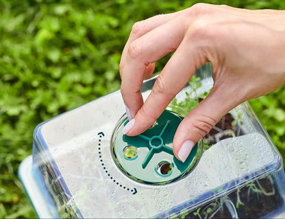 Indoor Seed Starting Kit with LED Grow Lamp for Herbs, Vegetables & Flowers – Year-Round Growing System for Home