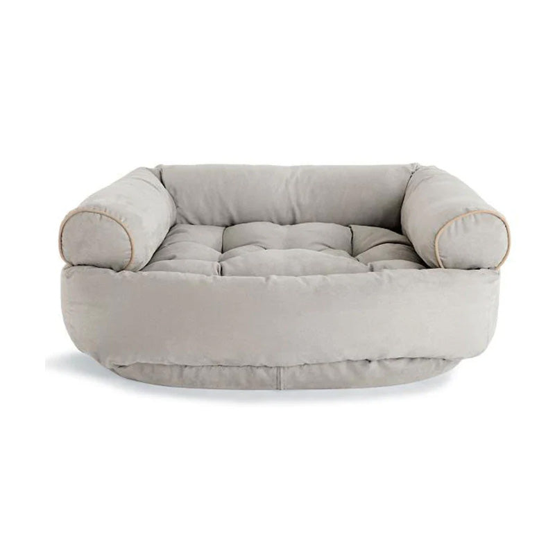 Orthopedic Dog Sofa Bed with Extra Cushioning for Joint Support & Anxiety Relief | Raised Bolster Pet Couch for Small Medium Large Dogs