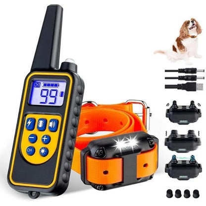 Training Collar for Hunting Dogs with Waterproof Design & Ergonomic Transmitter | Enhanced Control for Effective Training