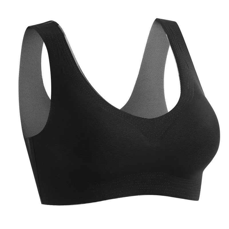 Wireless Cooling Comfort Bra – Breathable Seamless Support with Lymphatic Wellness Technology for Women