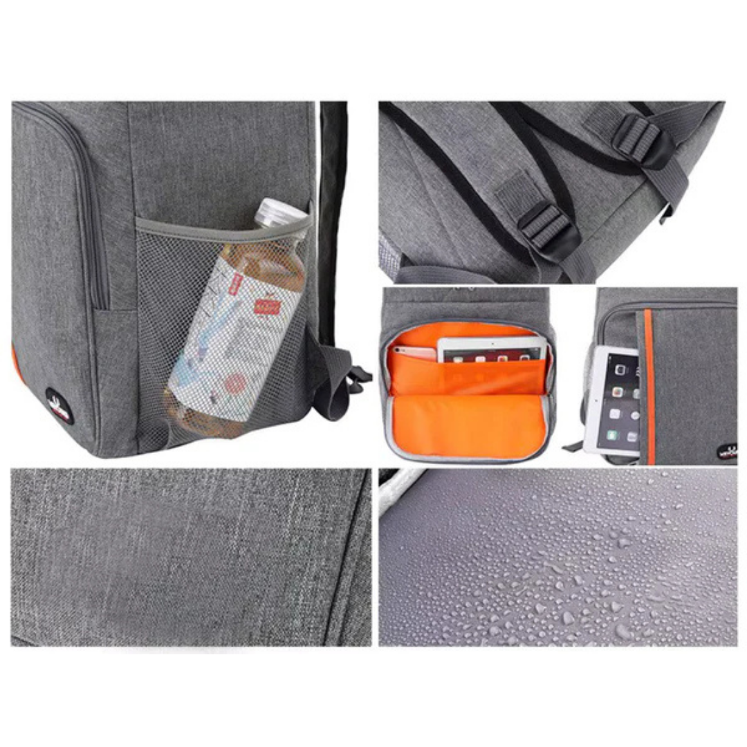 Insulated Backpack Cooler with Padded Straps – Leak-Proof Food & Drink Pack for Hiking, Beach, Camping & Travel