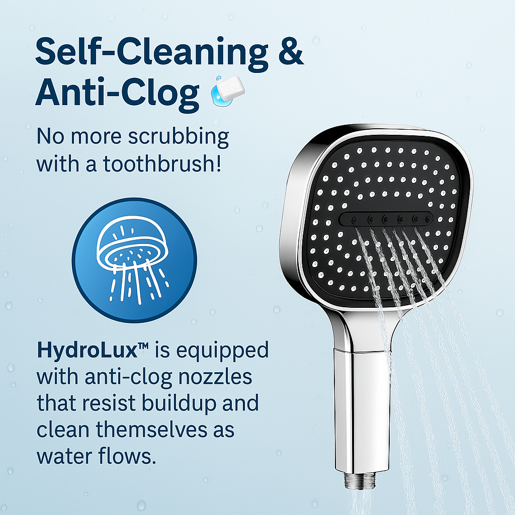 Filtered Handheld Showerhead with Pressure-Boosting Technology for Weak Water Flow – Multi-Spray Modes, Universal Fit, Tool-Free Setup for M