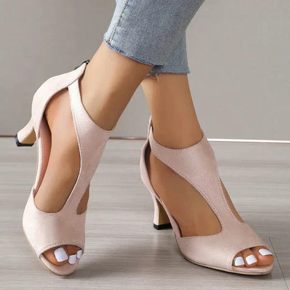 Women's Cushioned High Heel Dress Shoes with Arch Support for All-Day Comfort, Work, Weddings & Evening Events