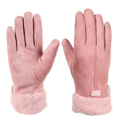 Insulated Touchscreen Gloves for Women – Windproof Cold Weather Hand Protection with Phone-Compatible Fingertips for Winter Outdoor Activiti