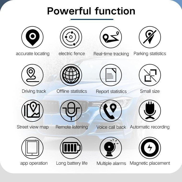 Portable Location Device with Magnetic Mount for Vehicles, Pets & Valuables – Real-Time 4G Tracking, 30-Day Battery Life, IP67