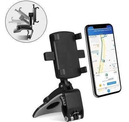 Soporte de teléfono para coche con sujeción ajustable