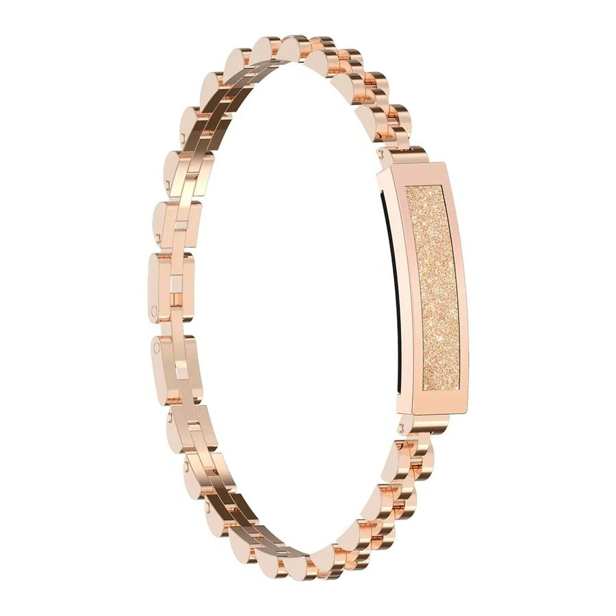 Pulsera elegante de fitness para mujer: monitoriza la frecuencia cardíaca, el sueño y la actividad