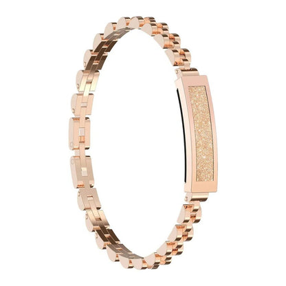 Pulsera elegante de fitness para mujer: monitoriza la frecuencia cardíaca, el sueño y la actividad