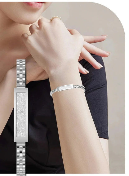 Monitor de actividad física para mujeres y hombres, pulsera de actividad y rastreador elegante con monitor de frecuencia cardíaca