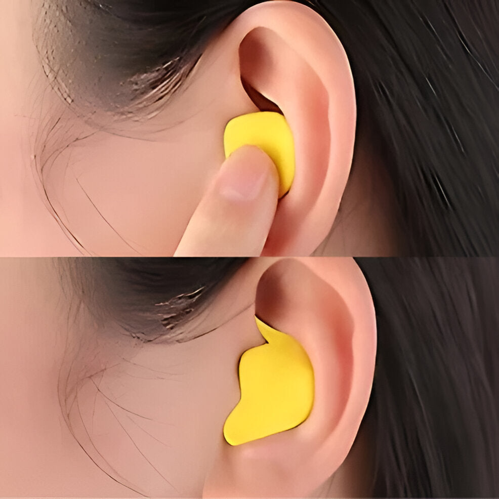 Soft Silicone Sleep Earplugs for Snoring & Noise Blocking – Moldable Quiet Ear Plugs for Sleeping, Studying, Travel & Work
