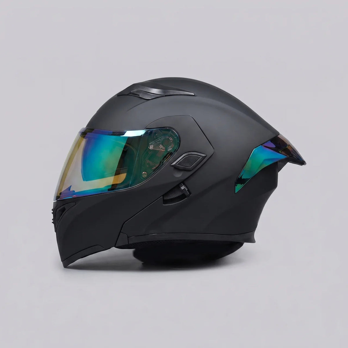 Modular Motorcycle Helmet | Iridescent Visor & EPS Support for Comfort and Safety