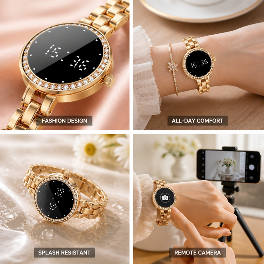 Accurate Step-Tracking & Ultra-Long Battery Smartwatch