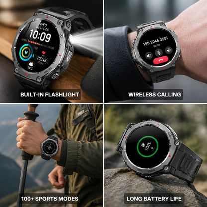1.43-Inch HD Touchscreen Bluetooth Calling Smartwatch