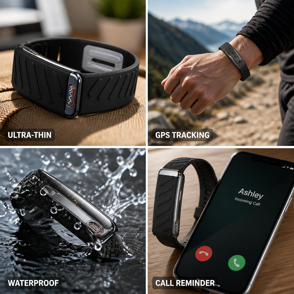 Ultra-Thin GPS Smartwatch (127+ Sports Modes)