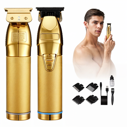 Cortapelos profesional | Recortadora ajustable para hombres con diseño ergonómico | Aseo versátil para todo tipo de cabello