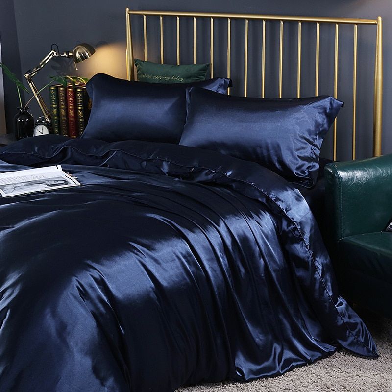 PureSatin | Deluxe Satin Bedding Set with Luxurious Softness | Elegant Design for Opulent Sleep