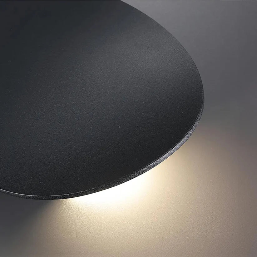 Contemporary Circular Sconce with Integrated 7W LED for Bedroom Hallway Living Room Ambient Glow Aluminum Construction Minimal Profile