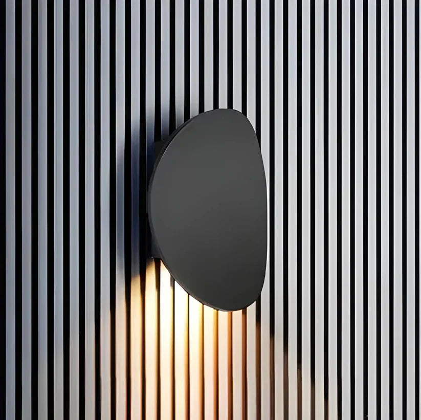 Contemporary Circular Sconce with Integrated 7W LED for Bedroom Hallway Living Room Ambient Glow Aluminum Construction Minimal Profile