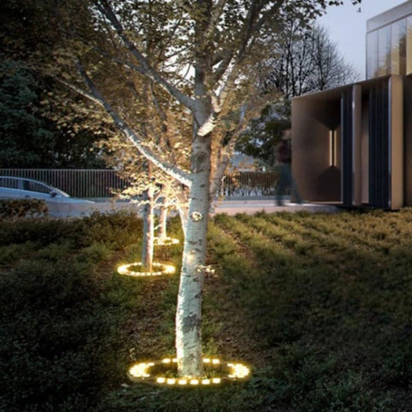 Garden Glow | Foco para exteriores con diseño resistente a la intemperie | Luces LED para jardines que crean un ambiente nocturno impresionante