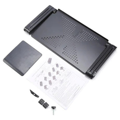 Soporte portátil de aluminio refrigerante para ordenador portátil
