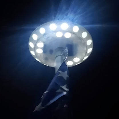 Luz LED Impermeable para Mástil de Bandera Exterior