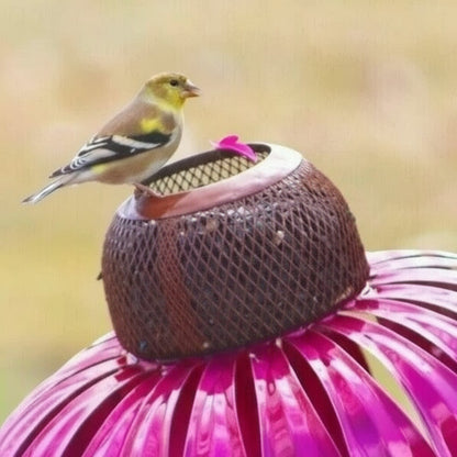 Kit de Comedero para Pájaros de Tubo Metálico Colorido