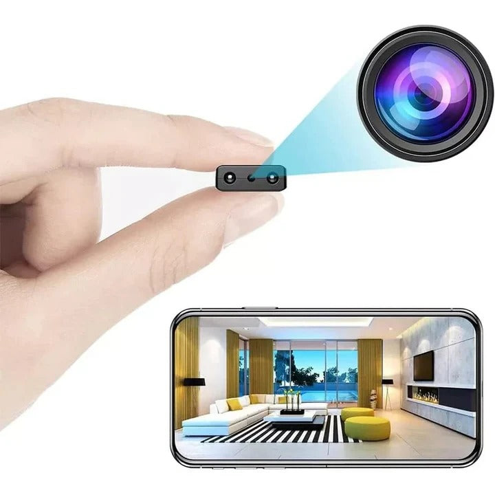 Cámara de seguridad inalámbrica pequeña con video y audio