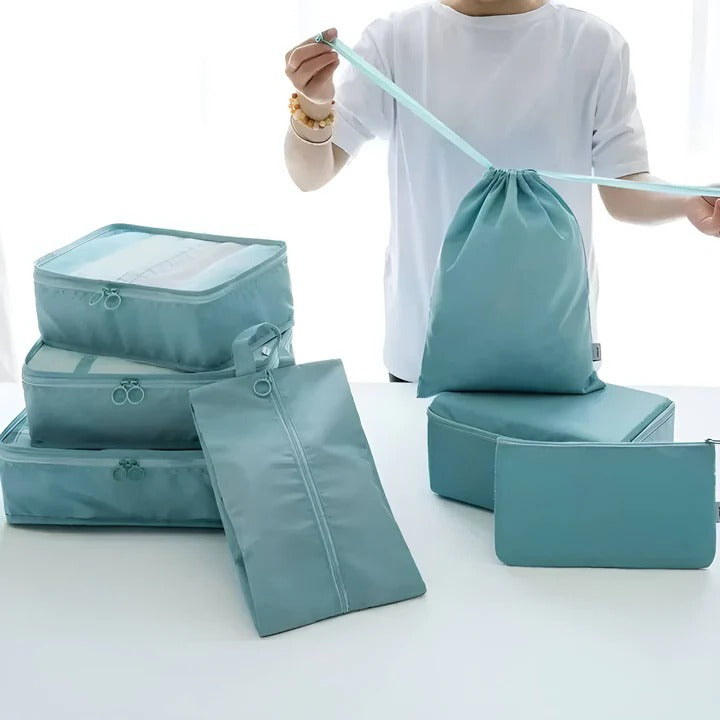 Cubos de equipaje para viaje, juego de almacenamiento de 7 piezas