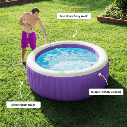 Limpiafondos de piscina portátil inalámbrico