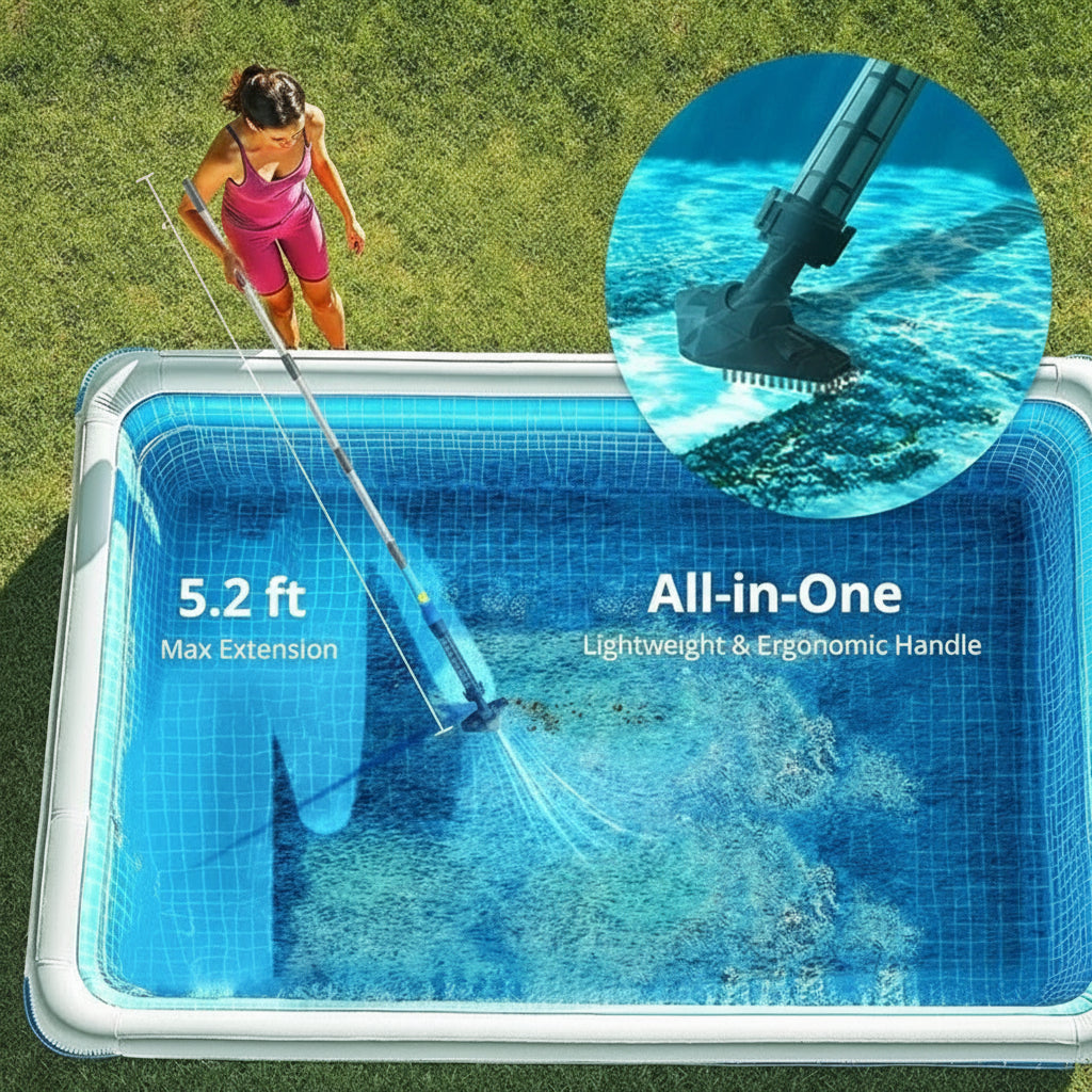 Limpiafondos de piscina portátil inalámbrico
