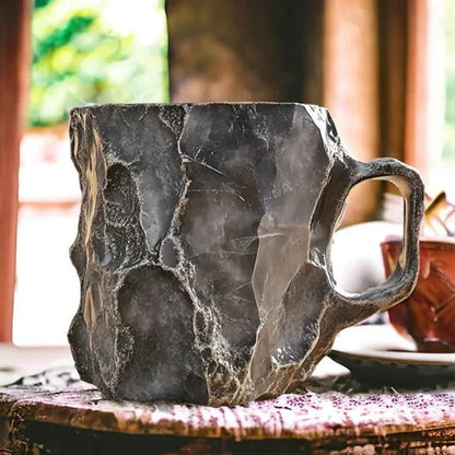 Taza de cristal delicada para café o té caliente