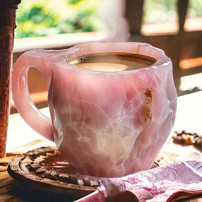 Taza de cristal delicada para café o té caliente