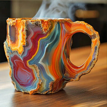 Taza de cristal delicada para café o té caliente