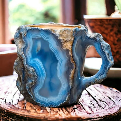 Taza de cristal delicada para café o té caliente