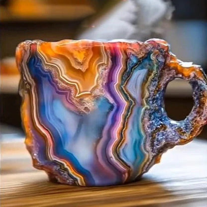 Taza de cristal delicada para café o té caliente
