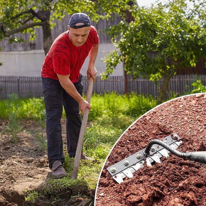 Herramienta Rastrillo de Jardín para Hojas de Exterior