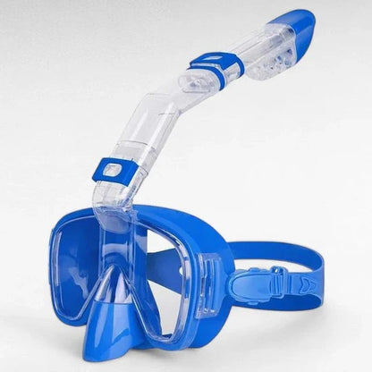 Máscara de buceo/snorkel con cierre superior estanco