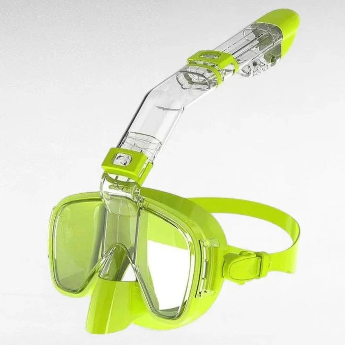 Máscara de buceo/snorkel con cierre superior estanco