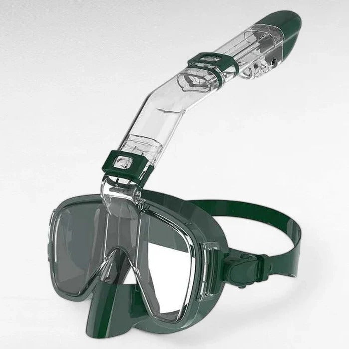 Máscara de buceo/snorkel con cierre superior estanco